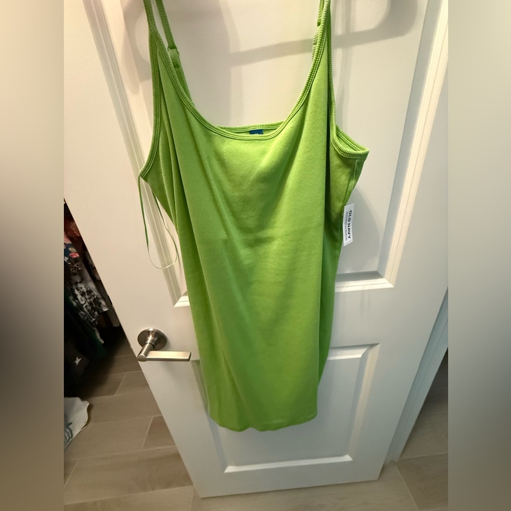 Old Navy fitted ribbed cami dress - Picture 2 of 4